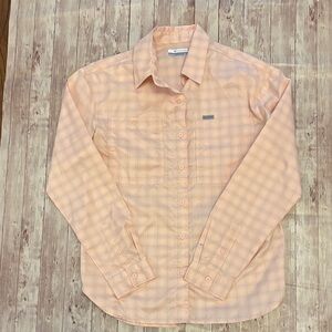 Columbia Women’s Peachy Pink Checkered Shirt